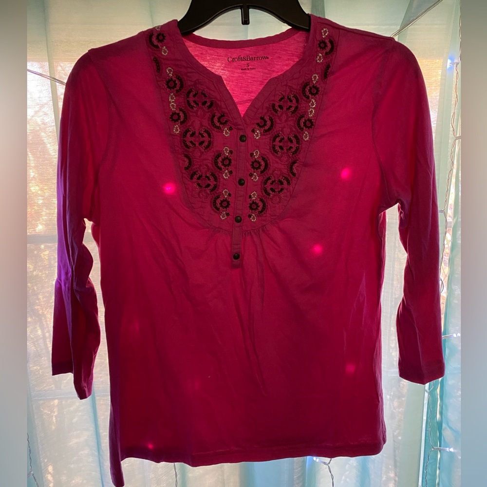 Croft&Barrow Women’s Half-sleeve Shirt
